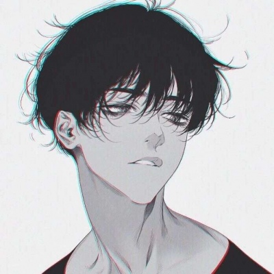 帅气动漫男生头像  已知花意 未闻花名