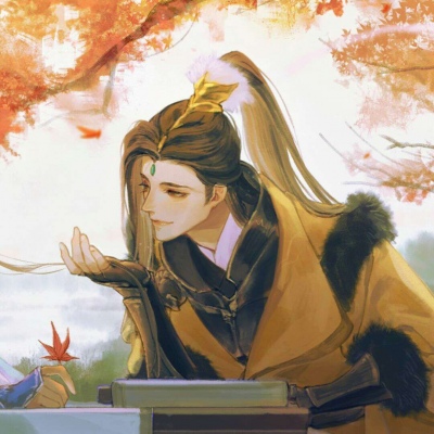 古风动漫手绘魅力一对两张情侣头像