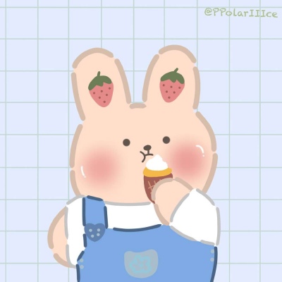 可爱情侣头像手绘 cr@PPolarIIIce- ​​