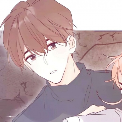 宋知意/简约唯美手绘可爱情头一对两张  “大雾四起，我在无人处爱你。”