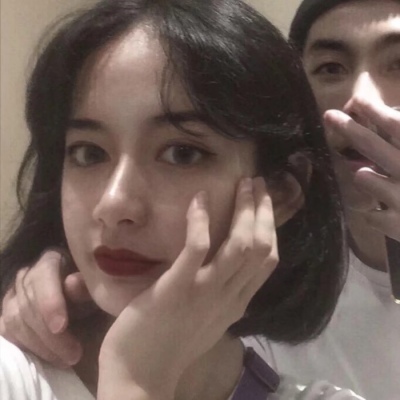 一对两张真人情侣头像