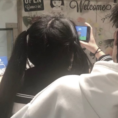 真人情头 背影 超靓