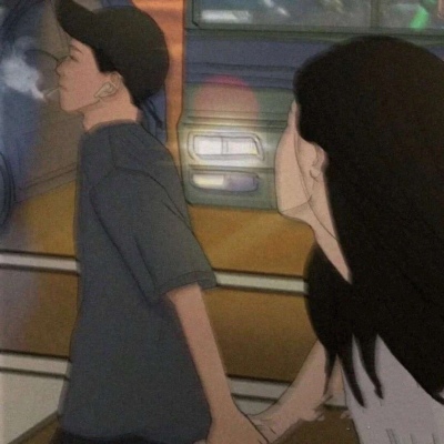 简约 情侣头像 动漫
