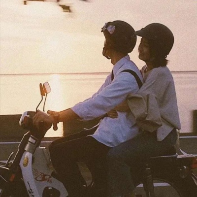 真人情侣头像唯美时代感双人一对两张