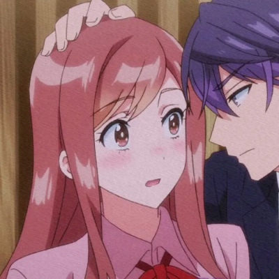 江孑 一对两张可爱手绘动漫情头