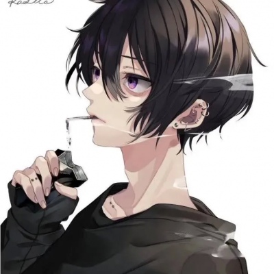 高冷动漫男生头像