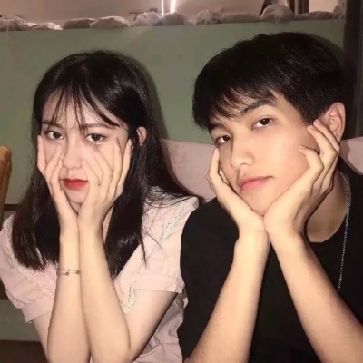 江孑 一对两张真人气质情头