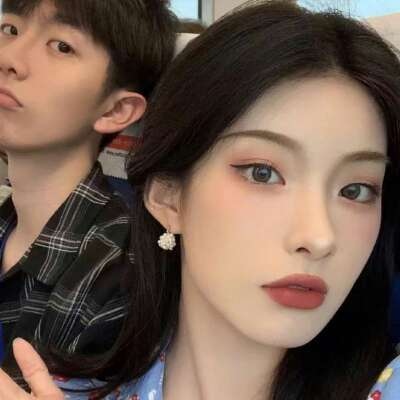 江孑 一对两张潮流真人恩爱情头