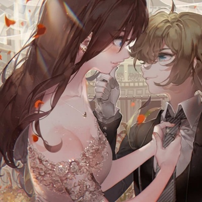 双人·情侣头像：孤独就是下雨天别人在等人送伞，而我在等雨停