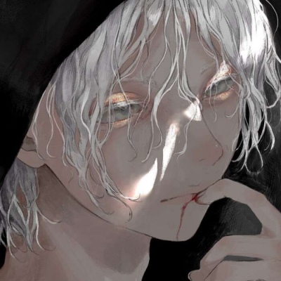 唐崎夜雨 手绘忧郁空灵少年头像