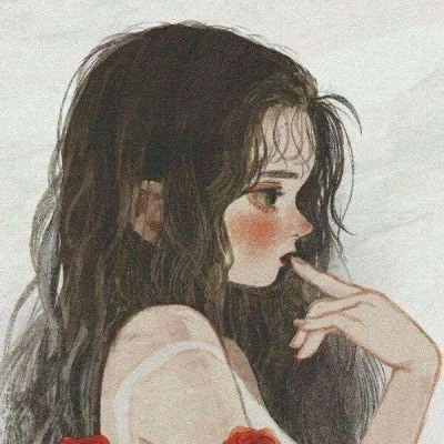 江孑 手绘可爱二次元甜蜜女头