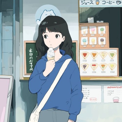 动漫女生意境森系头像 念七