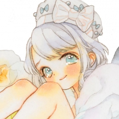 【Q版】水彩手绘动漫人物插画头像绘画素材