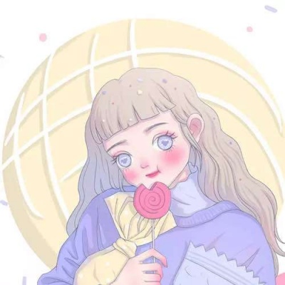 沈言  唯美可爱同系列女生手绘闺蜜头像