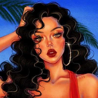 凉水泡不开绿茶霸气性感欧美风漫画女头 图源WB 过氧化锶