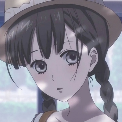 小清新双马尾动漫女生头像