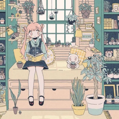 动漫女头  画师Noel