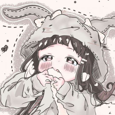 苏柒:手绘动漫头像超可爱女头