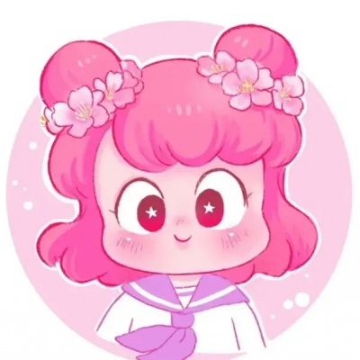 苏柒：超可爱粉色少女动漫头像快来领取