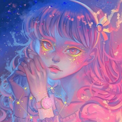 苏瓷:唯美精致动漫女头（插画师 唯美 精致 动漫）