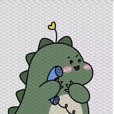 一对两张 可爱情侣头像   / 我的世界里有你  很精彩