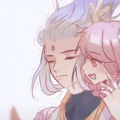 可爱卡通情侣头像  想不出标题 就想你吧