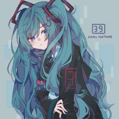 晚街：动漫同人插画女生头像  画师：p站um_eboshinqvyo