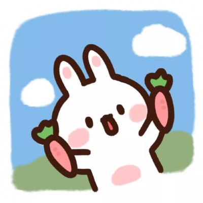 江孑 简笔画卡通可爱兔兔头像