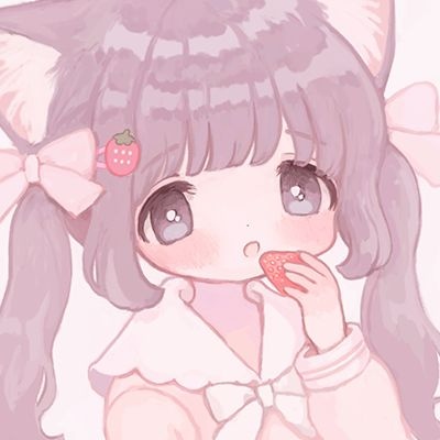 沫兮 可爱二次元软妹女生手绘动漫头像