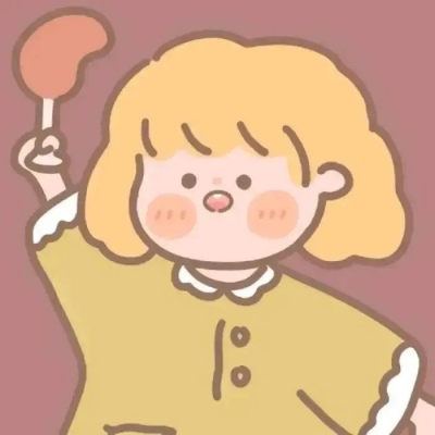 江孑 可爱卡通简笔画手绘甜蜜情头