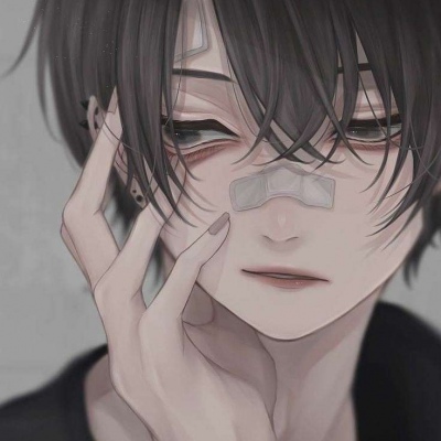 唐崎夜雨 二次元个性手绘男头 〔存图 风格不一〕