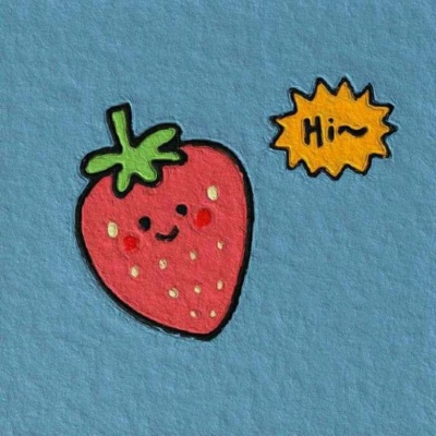 肉肉-油画水果头像 图源网络 侵删致歉