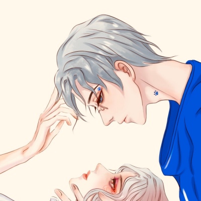 唐崎夜雨 二次元情侣头像