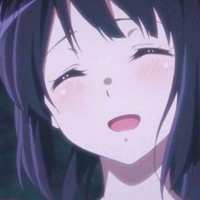 动漫女生头像：爱笑的女孩子运气不会太差呐。