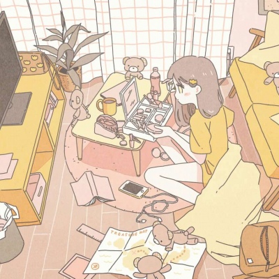 G吟：一组来自画师のえる温馨治愈的插画。