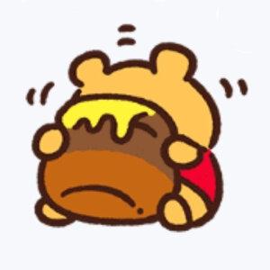 沈言 搞怪可爱微信卡通女生小熊维尼头像