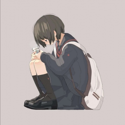 江淮：日韩系JK制服甜美女生插画