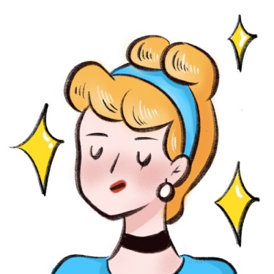 二兽: 迪士尼公主可爱小头像