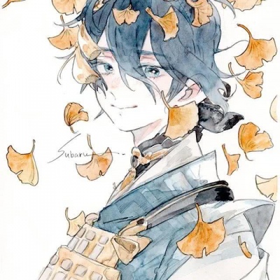 刀剑乱舞同人插画：超有质感的风格绘画   画师：subaru​