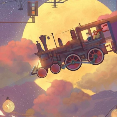 插画，唯美。图源插画师布克舒先生。侵权删。