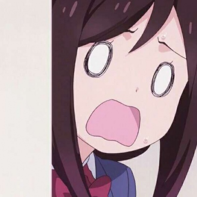 可爱动漫女生头像/没关系 天空越黑 星星越亮