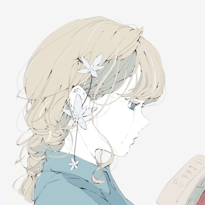 苏瓷:唯美文艺动漫女头（气质 插画 清新 简约 动漫）