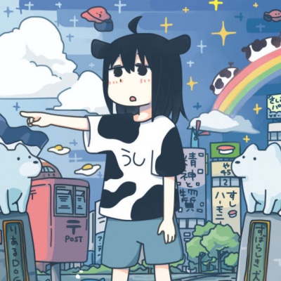 二兽 可爱精致梦幻风格少女套图/堤坝上有兜卖雪糕的小贩 他们在预售夏天