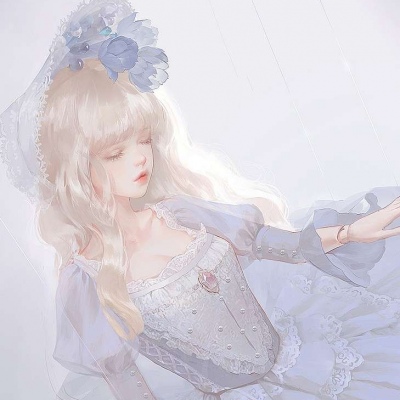 唐崎夜雨 二次元甜美可爱女生头像