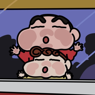 搞怪蜡笔小新可爱动漫头像三