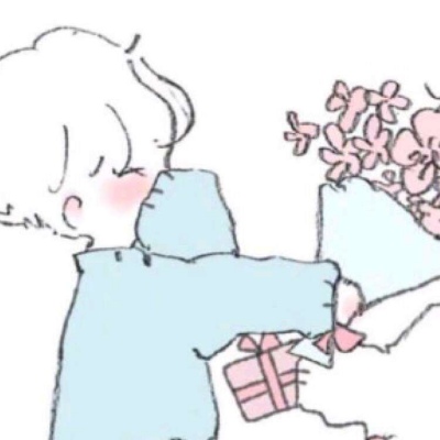 动漫情侣头像：我这么懒却想你想的很勤快思念真奇怪。