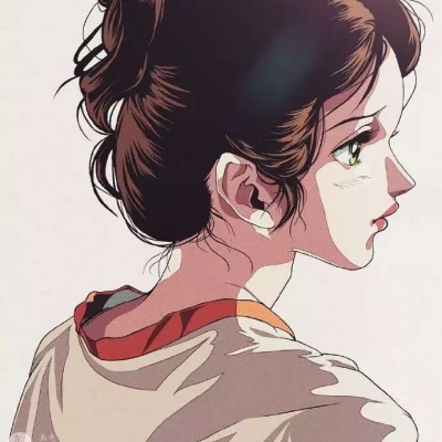 怀旧风人物插画