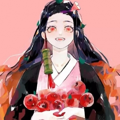 同人插画头像:鬼灭之刃团头   画师:把小猫