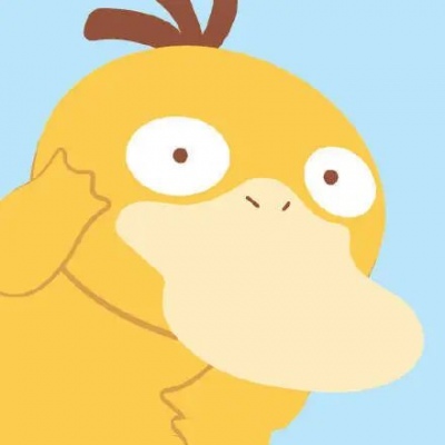 江孑 可爱黄鸭卡通简笔画手绘头像
