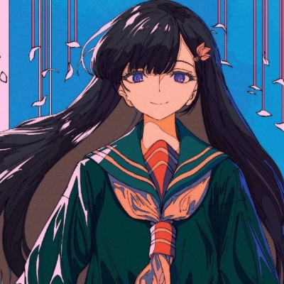 动漫女生精致闺蜜手绘头像